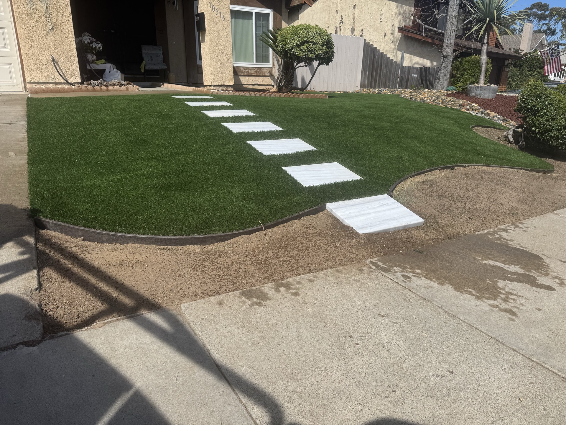 Walkway and entrance design in San Diego